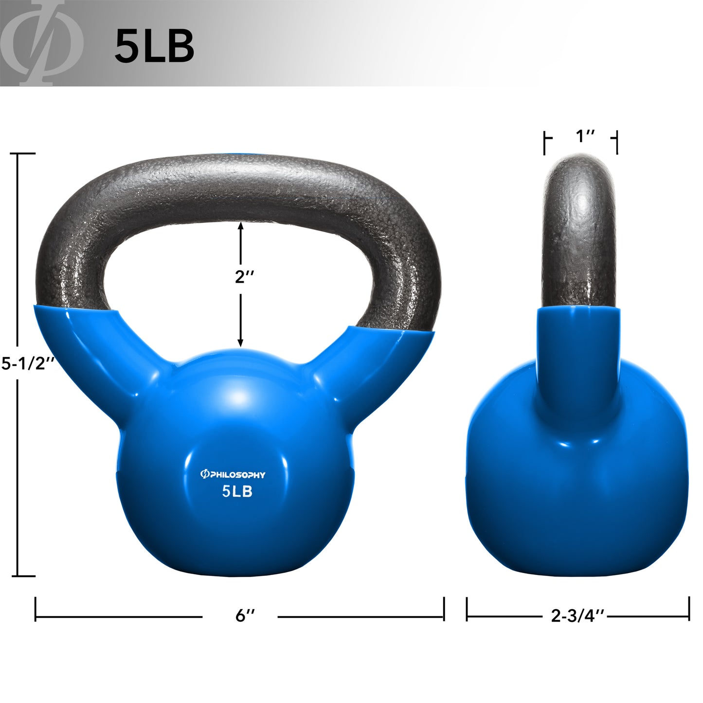 Versatile Vinyl Coated Cast Iron Kettlebells - 5 to 50 Pounds for Ultimate Strength Training