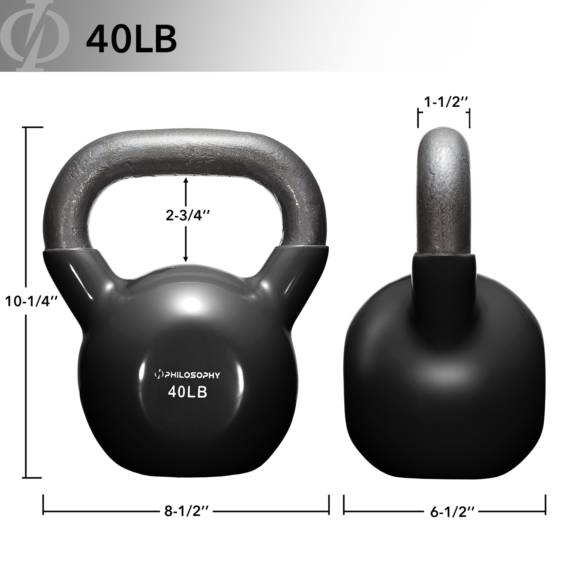 Versatile Vinyl Coated Cast Iron Kettlebells - 5 to 50 Pounds for Ultimate Strength Training