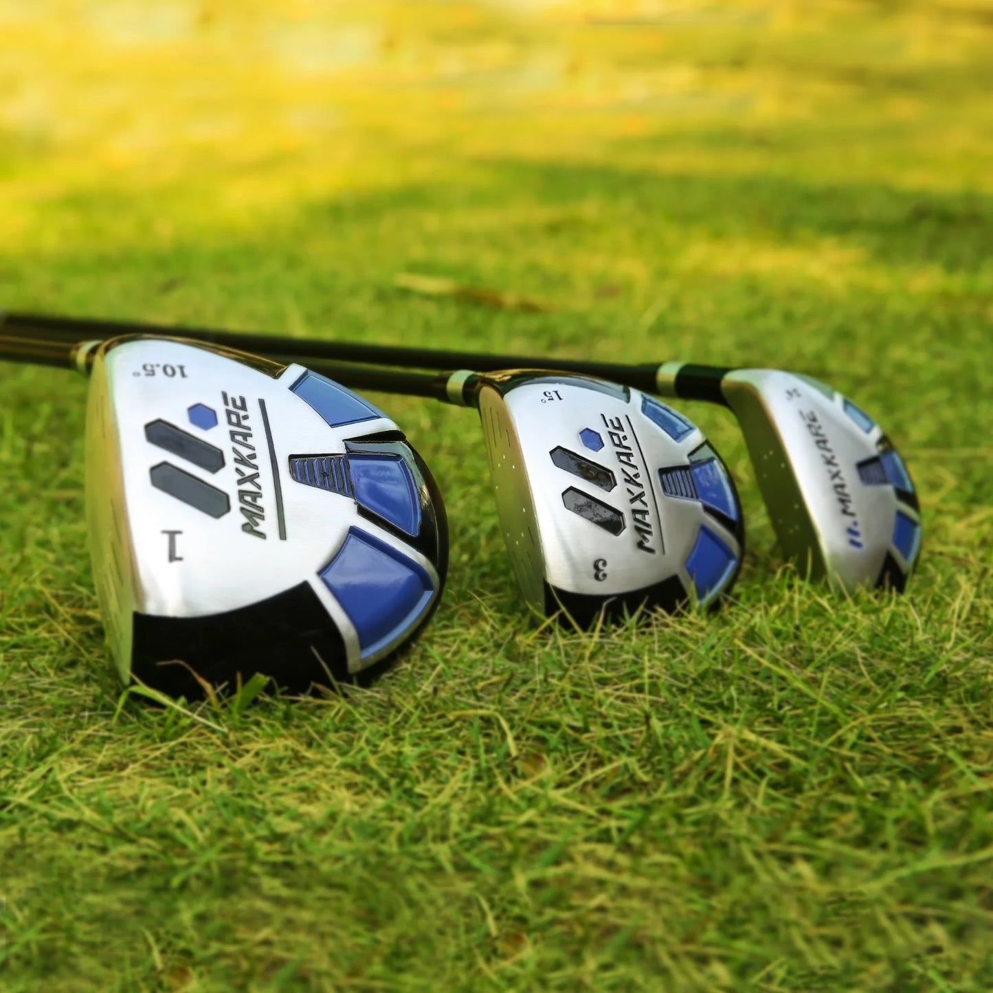 Complete Golf Clubs Set Golf Men'S Regular 9-Piece Complete Set, 3 Head Covers, Stand Bag - Right Hand, Blue