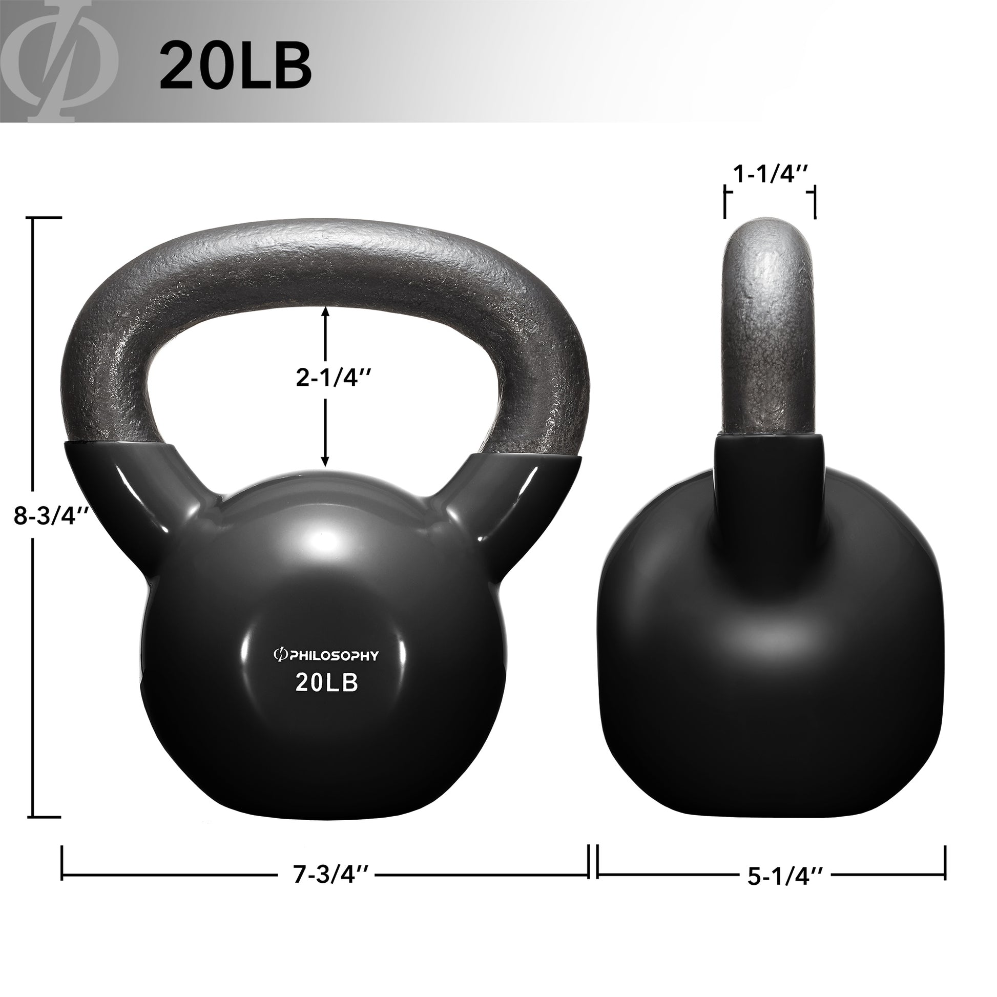 Versatile Vinyl Coated Cast Iron Kettlebells - 5 to 50 Pounds for Ultimate Strength Training