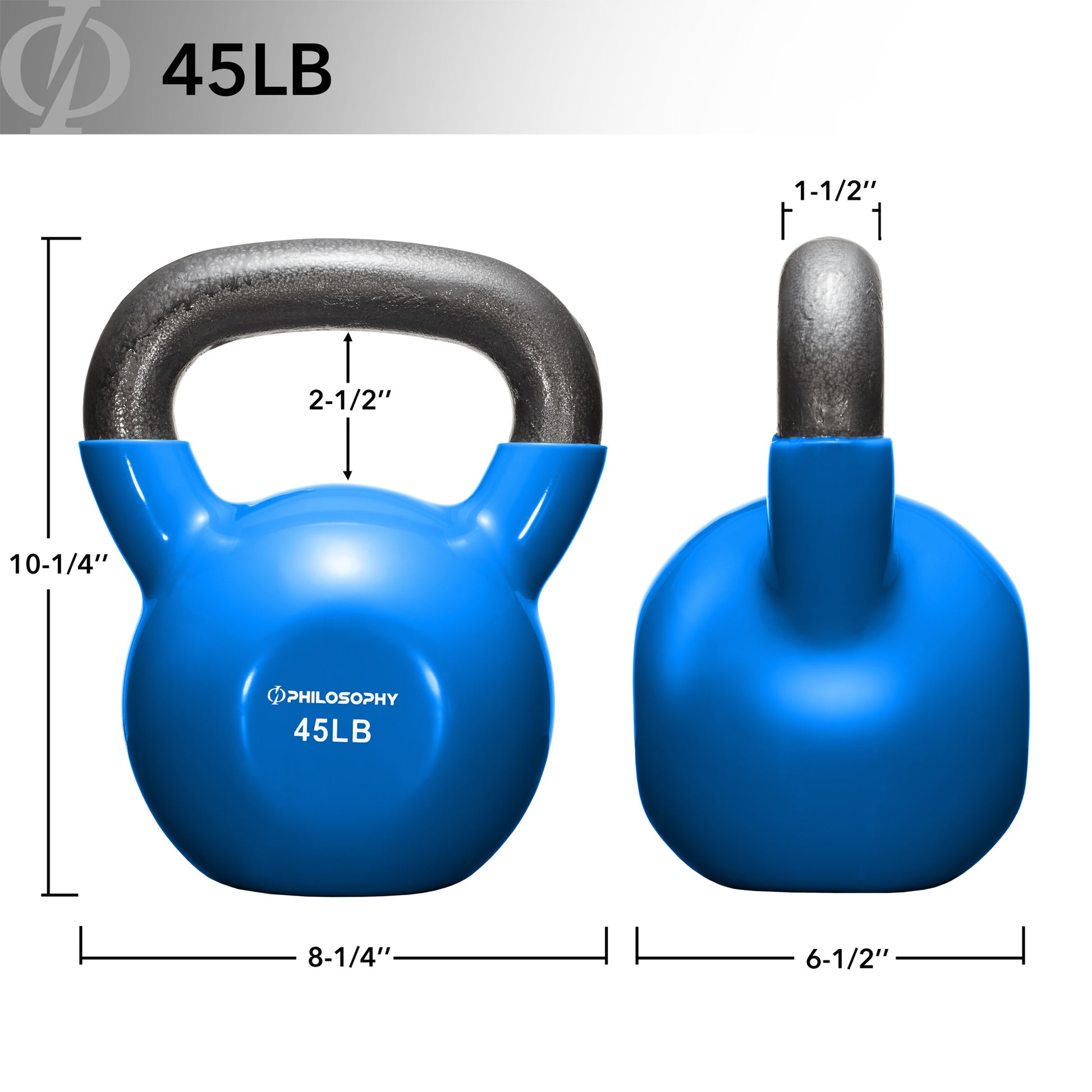 Versatile Vinyl Coated Cast Iron Kettlebells - 5 to 50 Pounds for Ultimate Strength Training