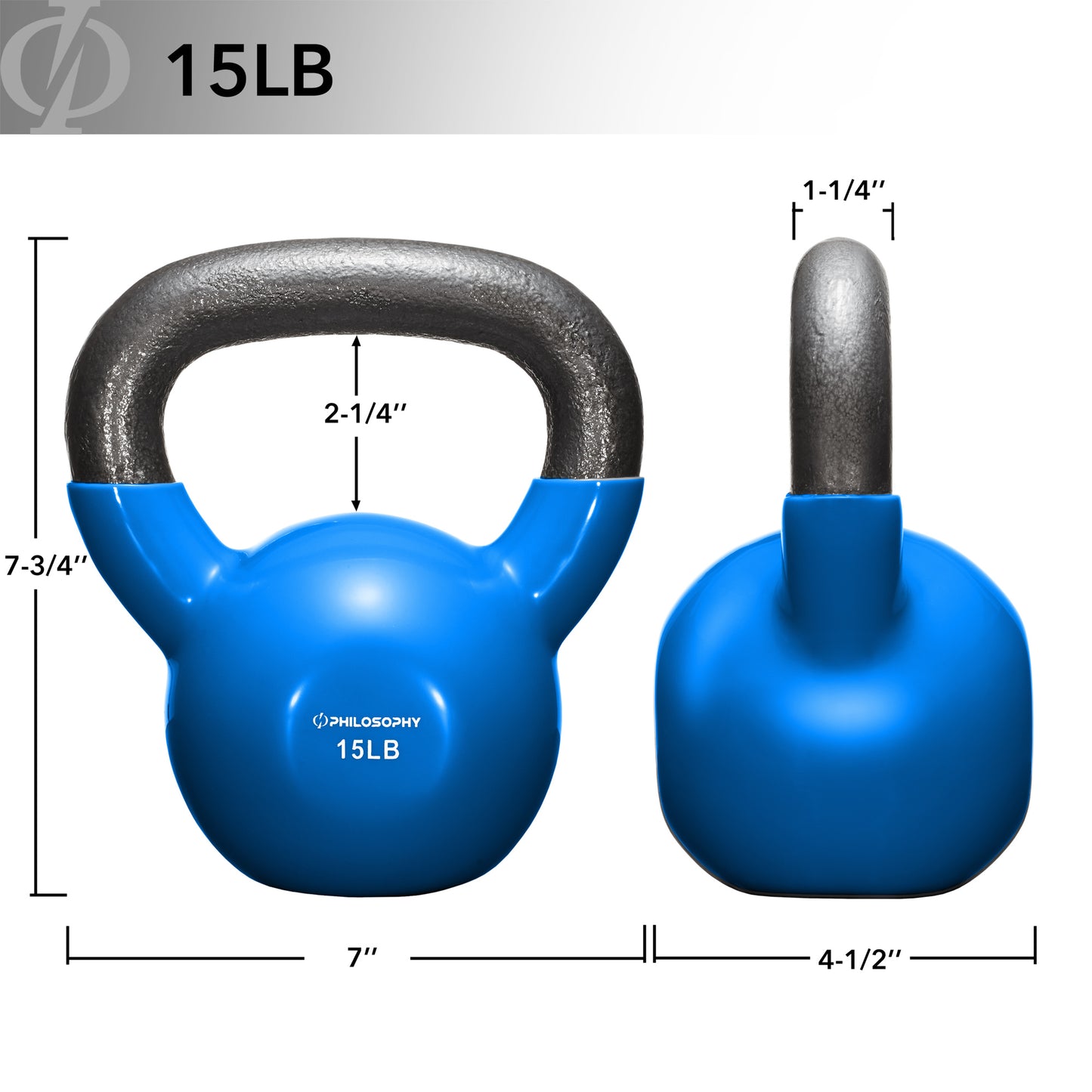 Versatile Vinyl Coated Cast Iron Kettlebells - 5 to 50 Pounds for Ultimate Strength Training