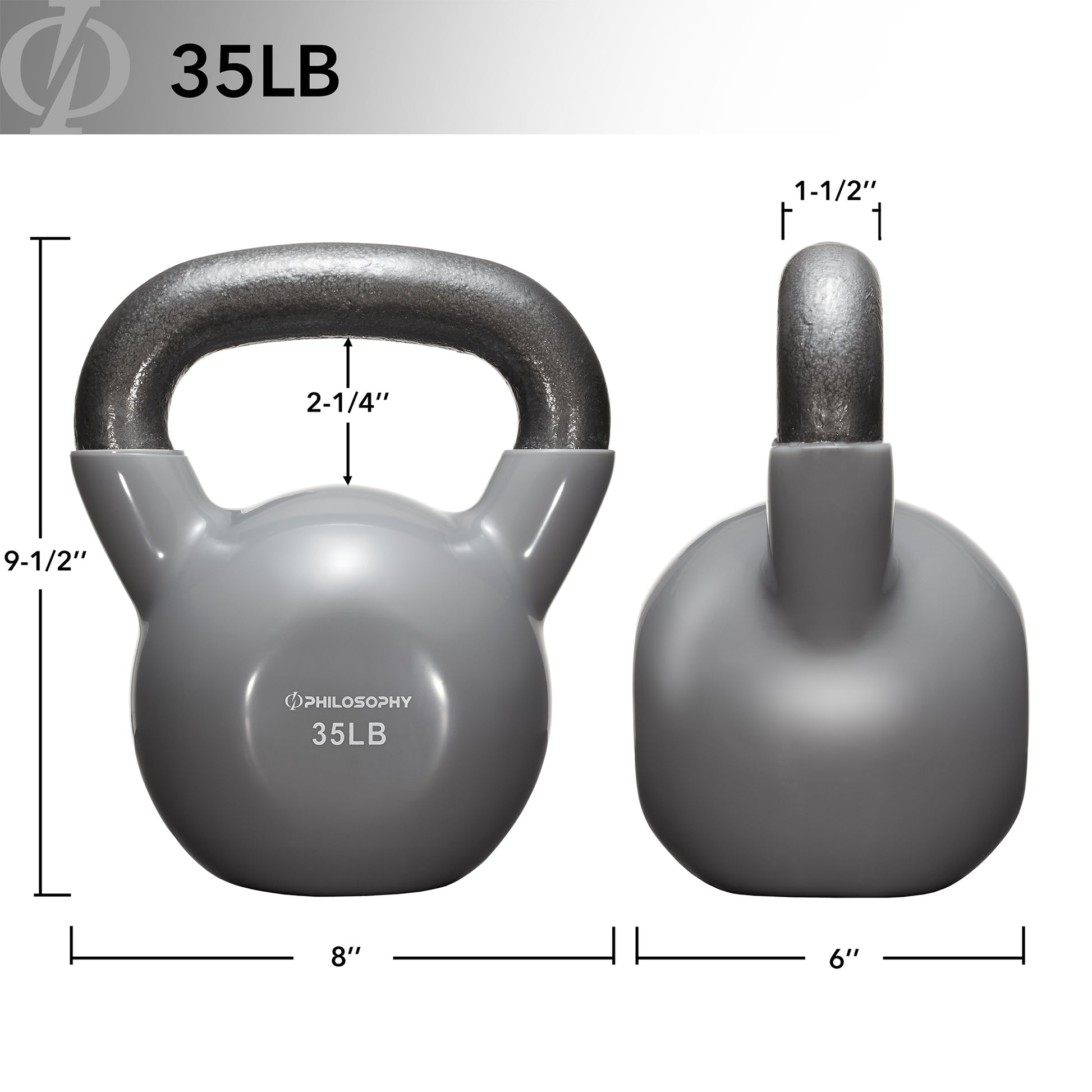 Versatile Vinyl Coated Cast Iron Kettlebells - 5 to 50 Pounds for Ultimate Strength Training
