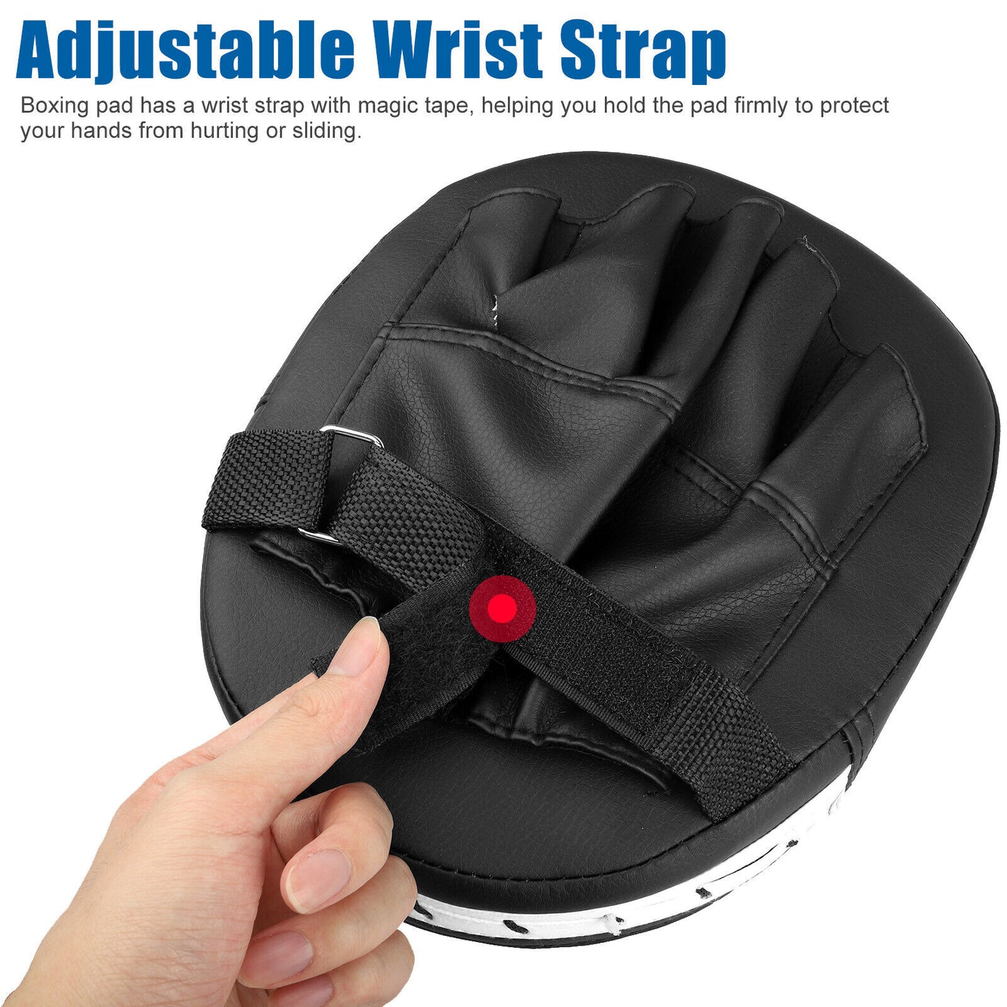 Professional Boxing and MMA Focus Pads - PU Leather Target Mitts for Kickboxing Training (2/4 Pieces)