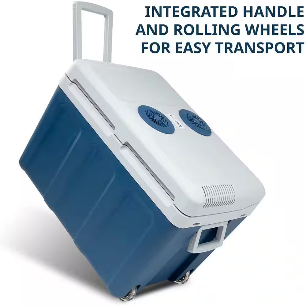 45L Electric Thermoelectric Cooler - 12V Car Fridge for Ultimate On-the-Go Refreshment