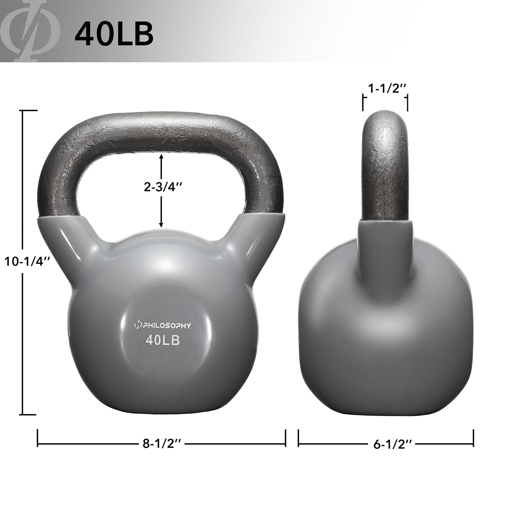 Versatile Vinyl Coated Cast Iron Kettlebells - 5 to 50 Pounds for Ultimate Strength Training