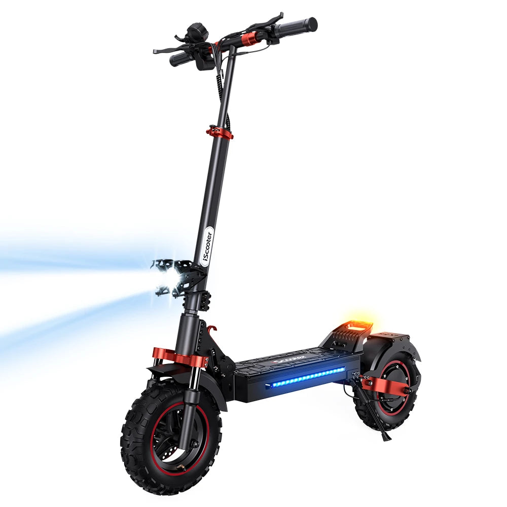 Ix5S Electric Scooter - Powerful 1000W Motor, 15Ah Battery, 60-65KM Range, 11" Folding Moped, Max Load 150Kg - EU Direct