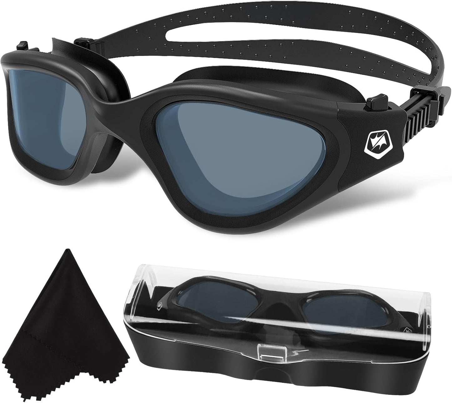 Premium Polarized Swimming Goggles - Anti-Fog, UV Protection, No Leakage, Clear Vision for All Ages