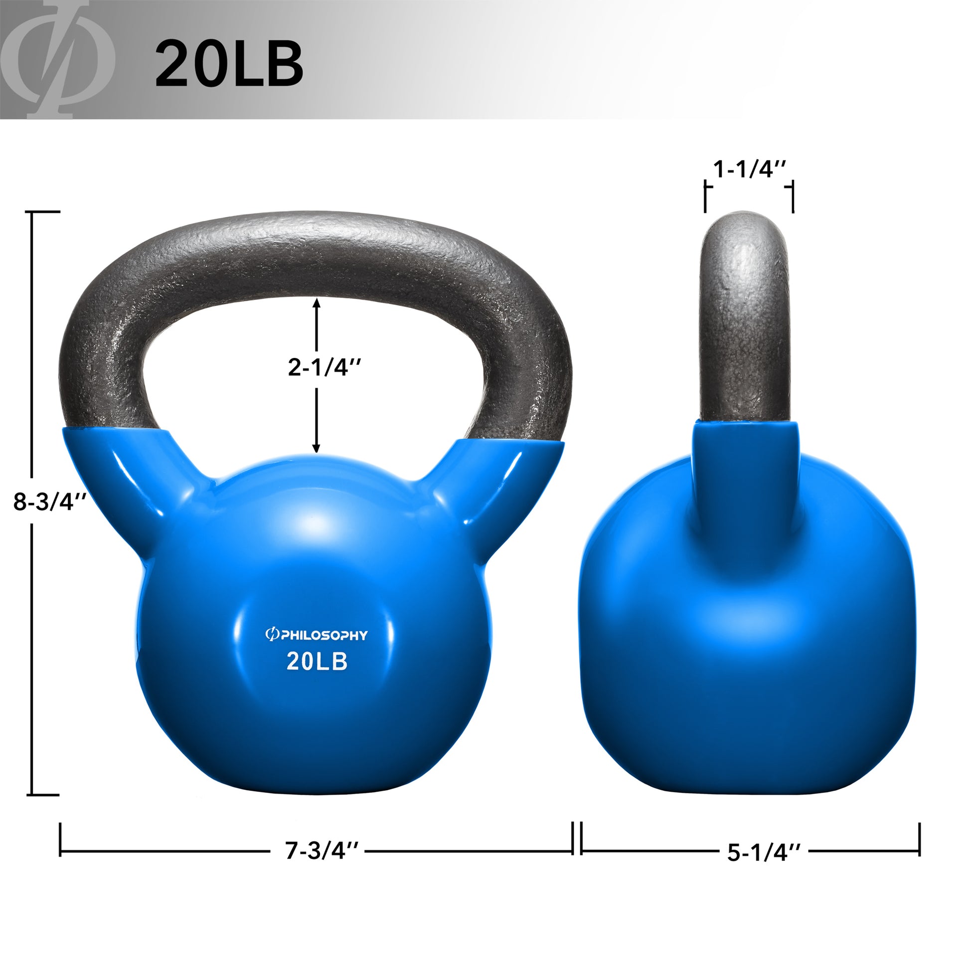 Versatile Vinyl Coated Cast Iron Kettlebells - 5 to 50 Pounds for Ultimate Strength Training