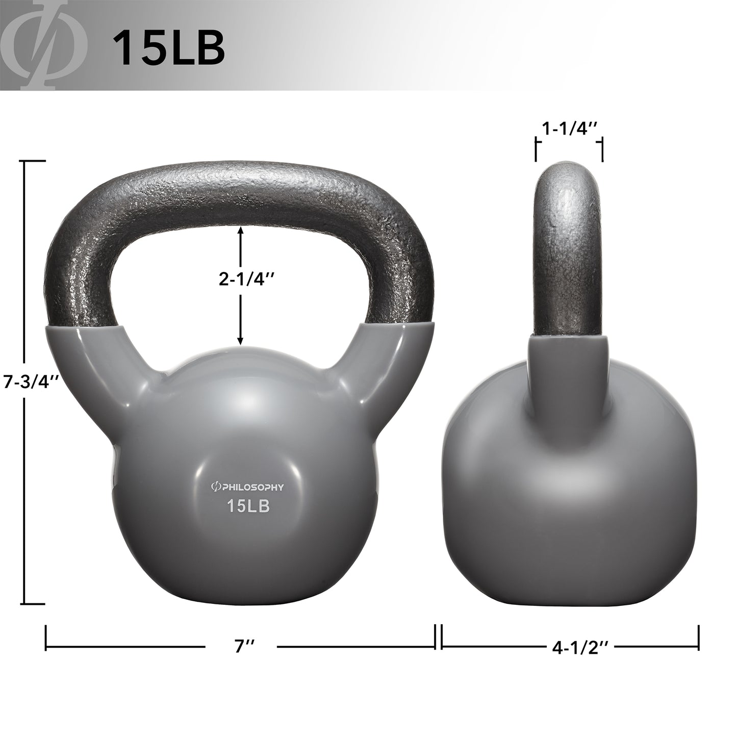 Versatile Vinyl Coated Cast Iron Kettlebells - 5 to 50 Pounds for Ultimate Strength Training