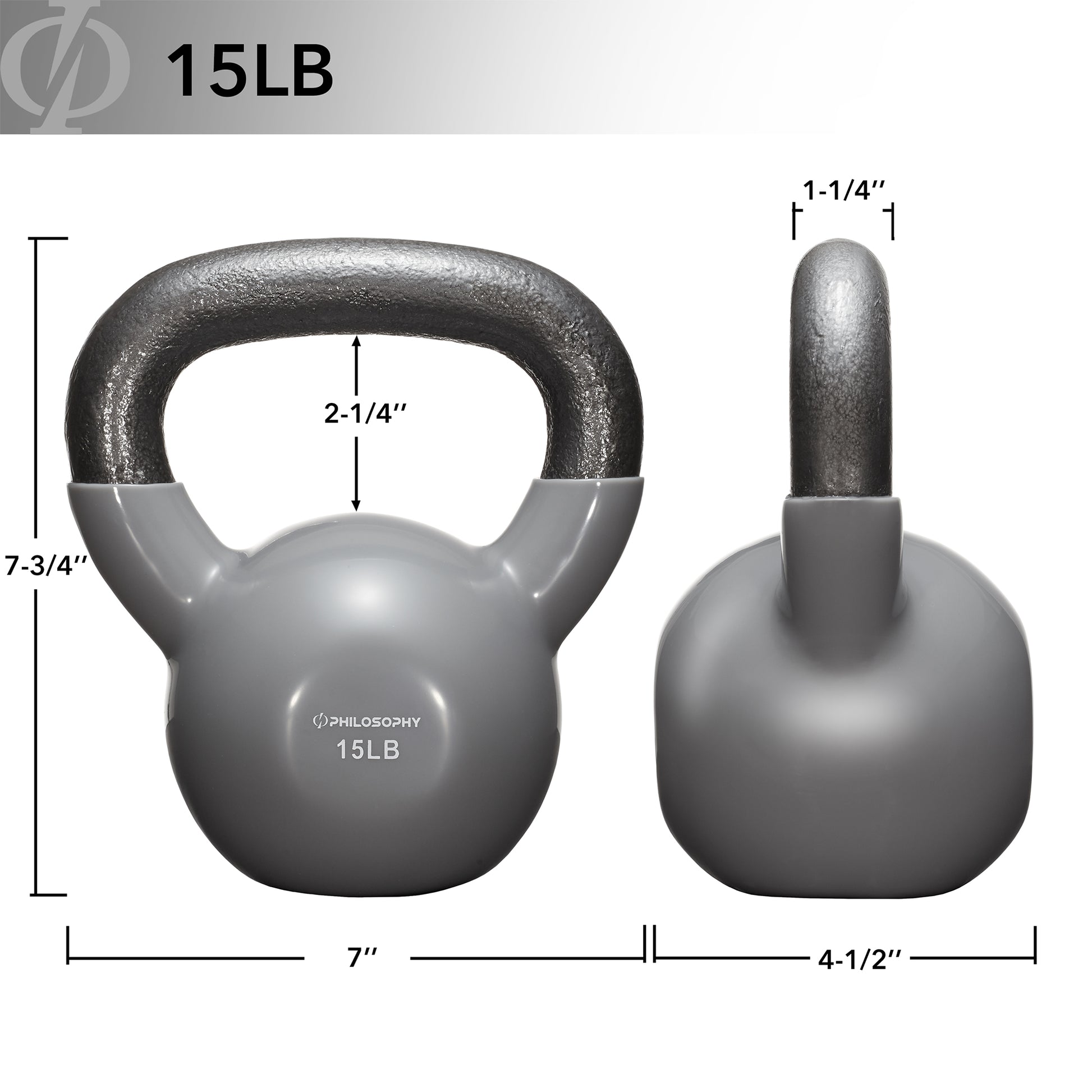 Versatile Vinyl Coated Cast Iron Kettlebells - 5 to 50 Pounds for Ultimate Strength Training
