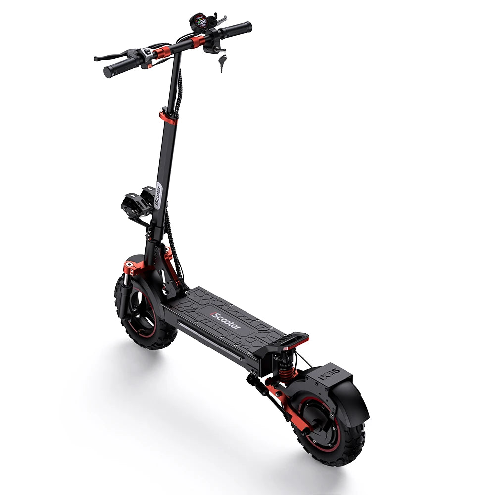 Ix5S Electric Scooter - Powerful 1000W Motor, 15Ah Battery, 60-65KM Range, 11" Folding Moped, Max Load 150Kg - EU Direct