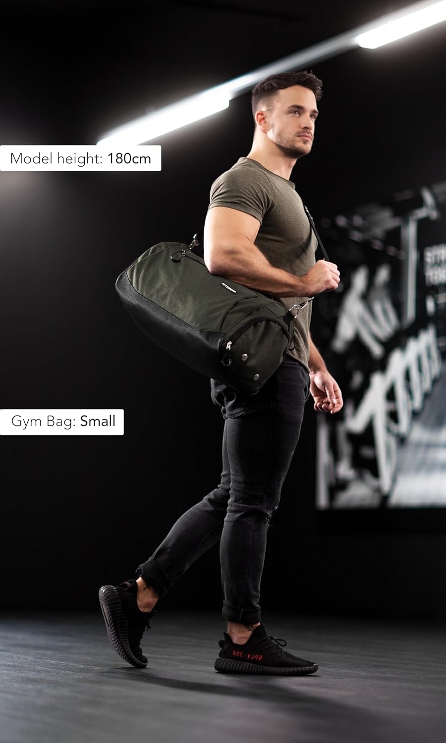 ® Gym Bag for Men & Women with Shoe & Wet Compartment - Duffle Bag for Travel, Sports, Fitness & Workout