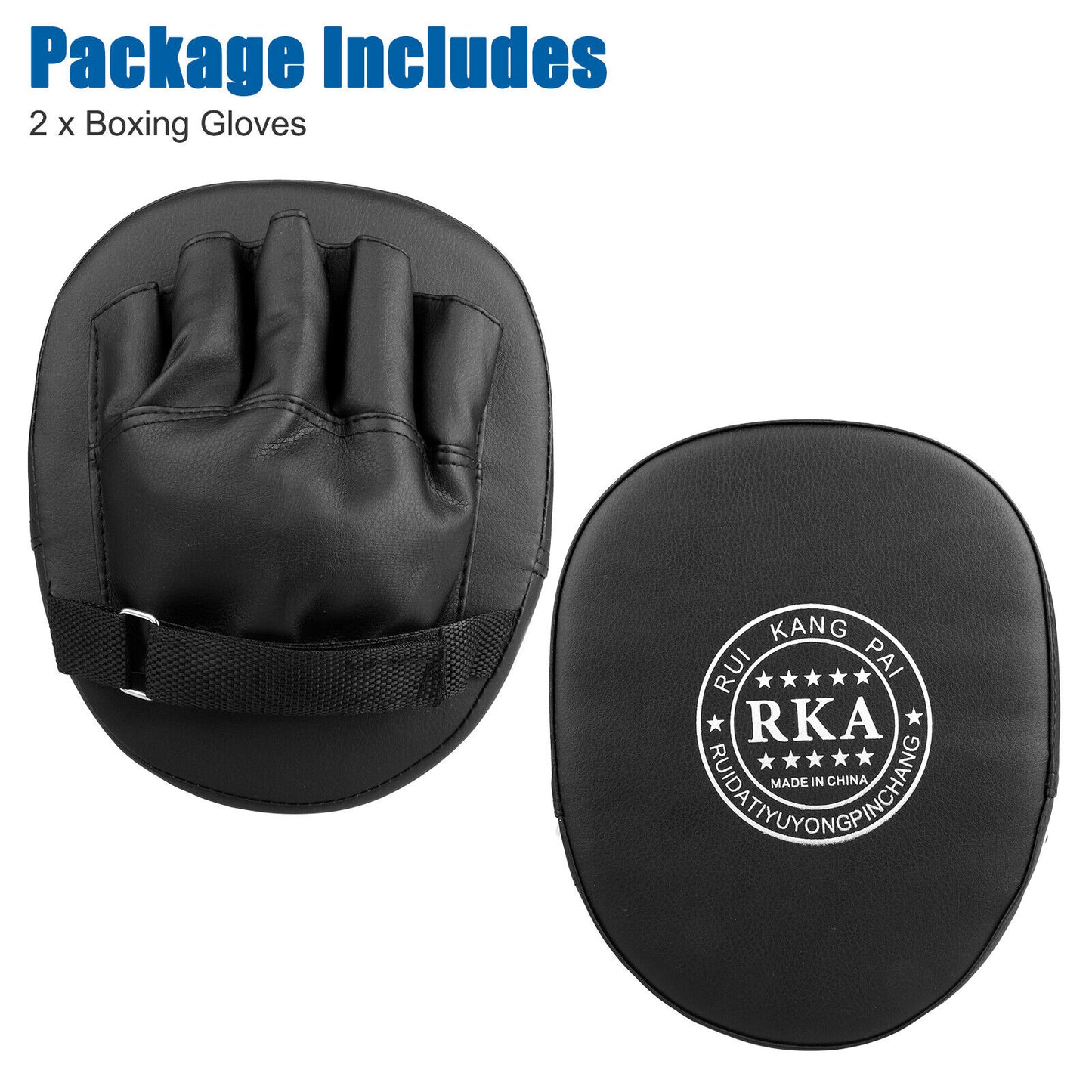 Professional Boxing and MMA Focus Pads - PU Leather Target Mitts for Kickboxing Training (2/4 Pieces)