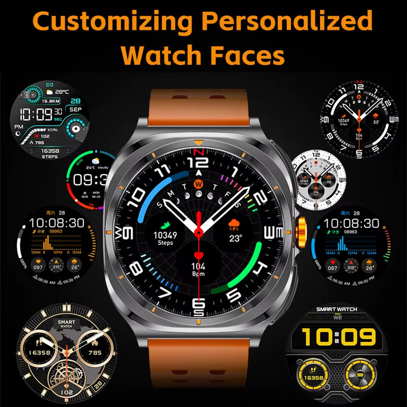 2025 Smartwatch with Wireless Bluetooth Earphones - Waterproof, Health Monitor, Sports Music, Dual Earphone Call Function