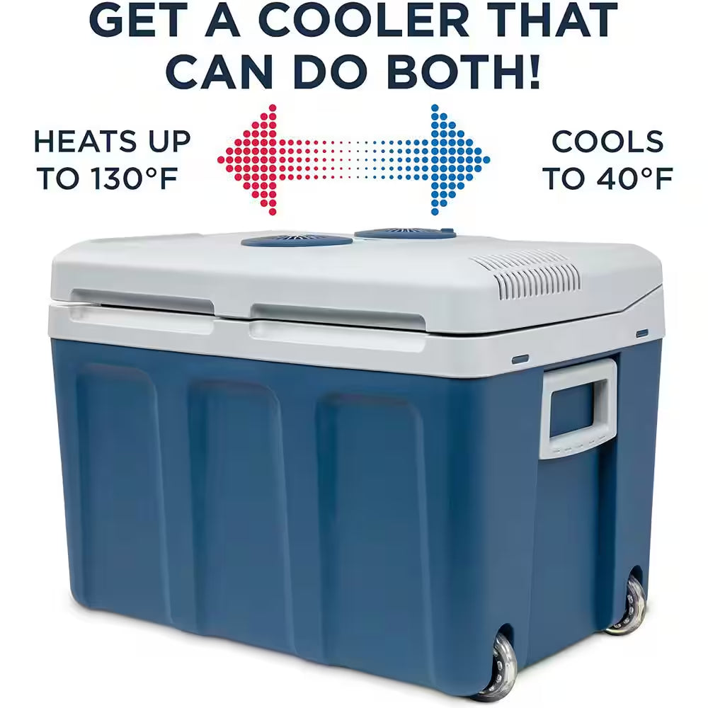 45L Electric Thermoelectric Cooler - 12V Car Fridge for Ultimate On-the-Go Refreshment