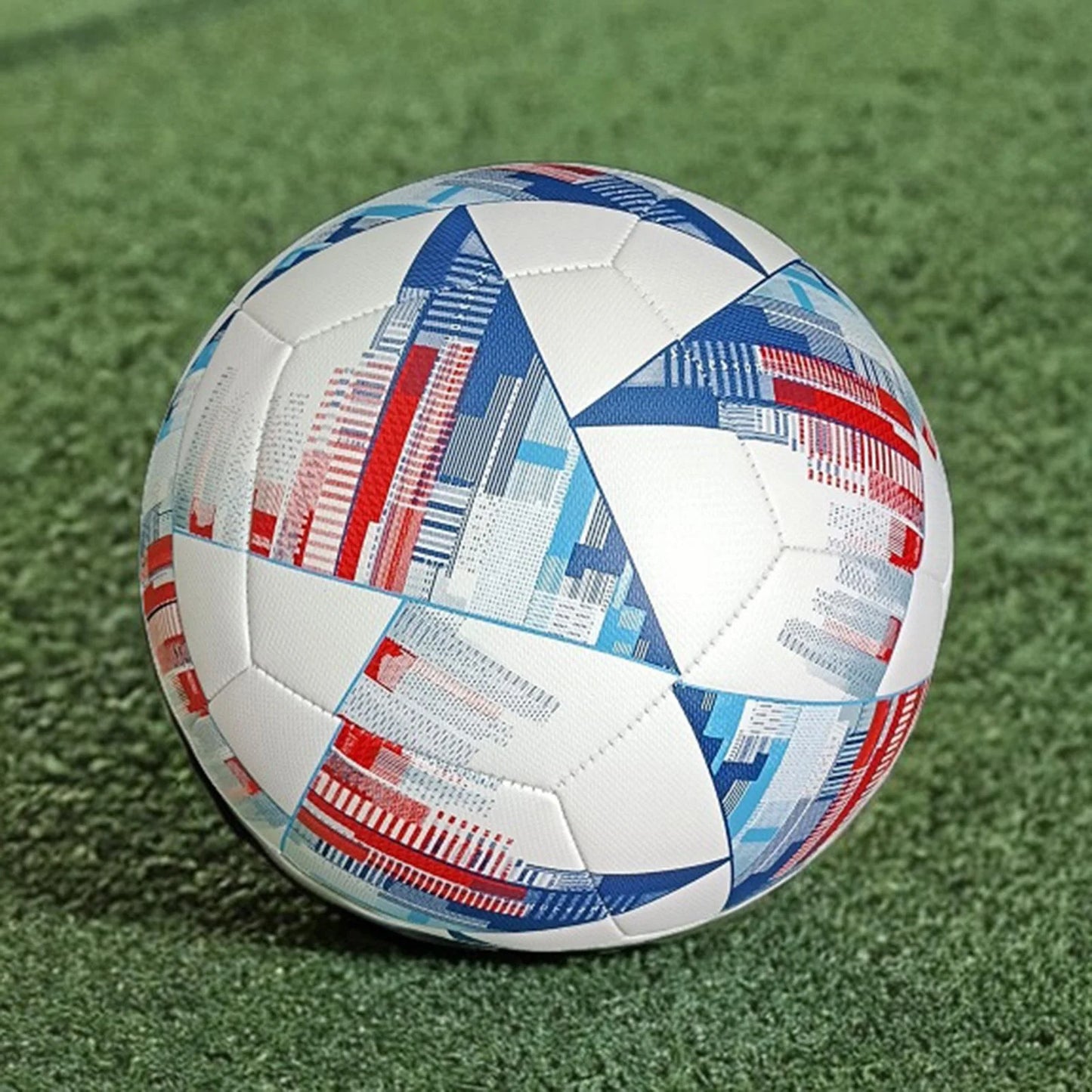 Premium Size 5 Lightweight Soccer Training Ball - Official Match Quality for Games, Competitions, and Schools - Vibrant Multicolor Design