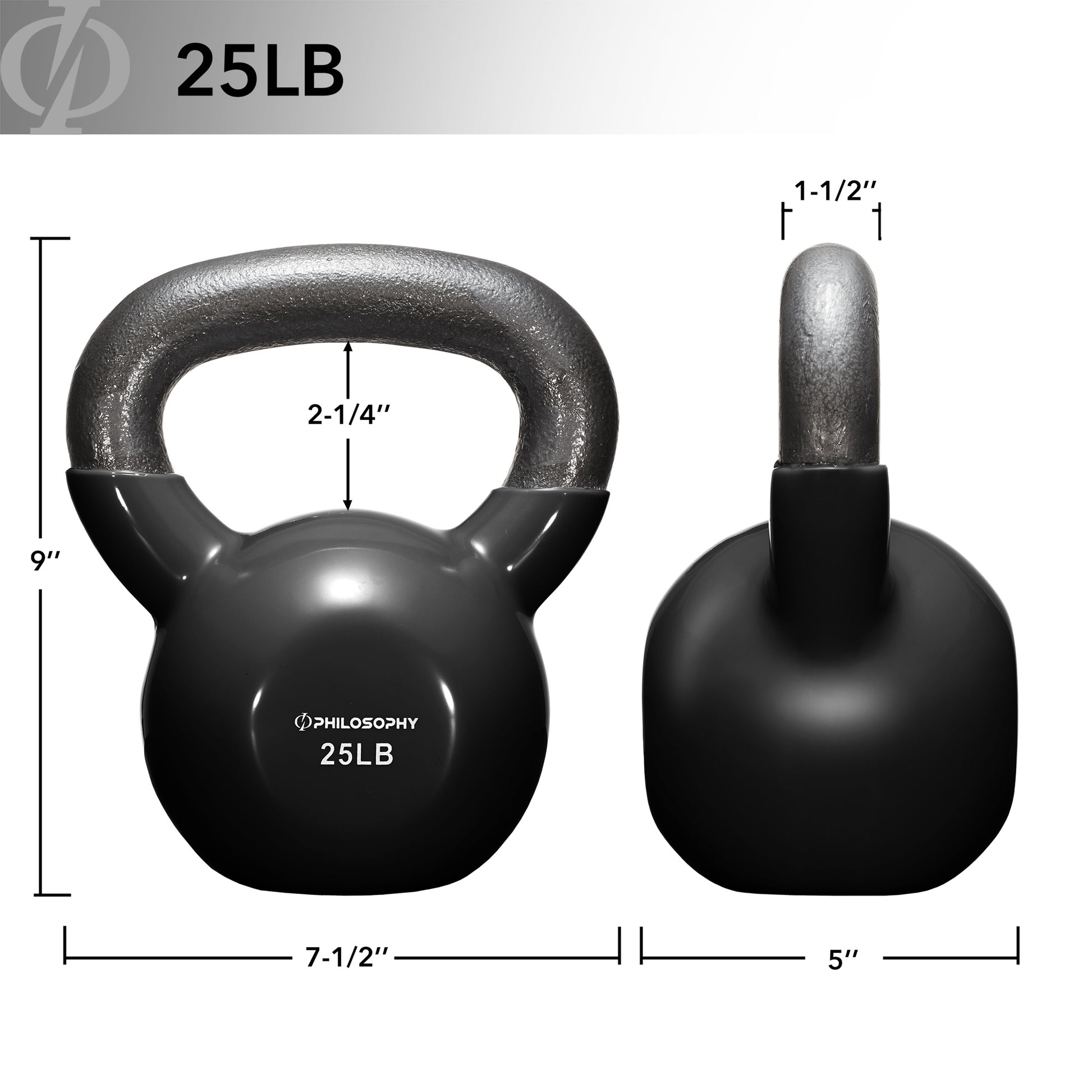 Versatile Vinyl Coated Cast Iron Kettlebells - 5 to 50 Pounds for Ultimate Strength Training