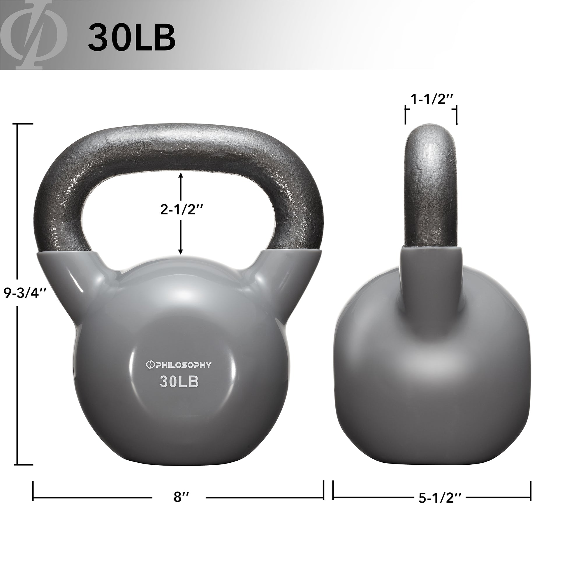 Versatile Vinyl Coated Cast Iron Kettlebells - 5 to 50 Pounds for Ultimate Strength Training