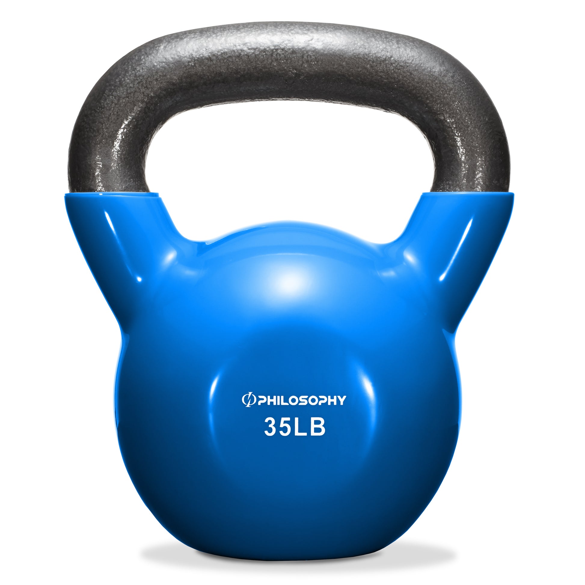 Versatile Vinyl Coated Cast Iron Kettlebells - 5 to 50 Pounds for Ultimate Strength Training