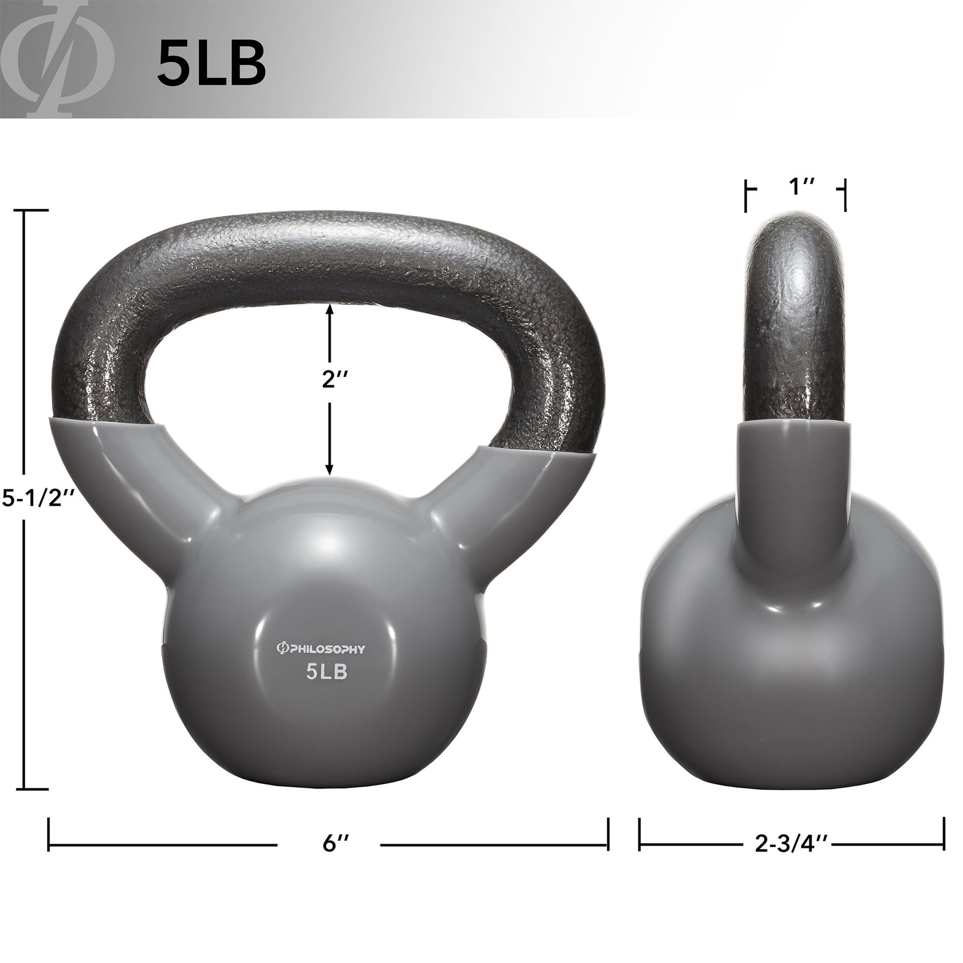Versatile Vinyl Coated Cast Iron Kettlebells - 5 to 50 Pounds for Ultimate Strength Training