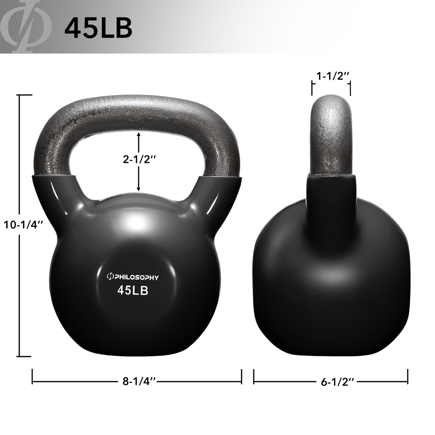 Versatile Vinyl Coated Cast Iron Kettlebells - 5 to 50 Pounds for Ultimate Strength Training