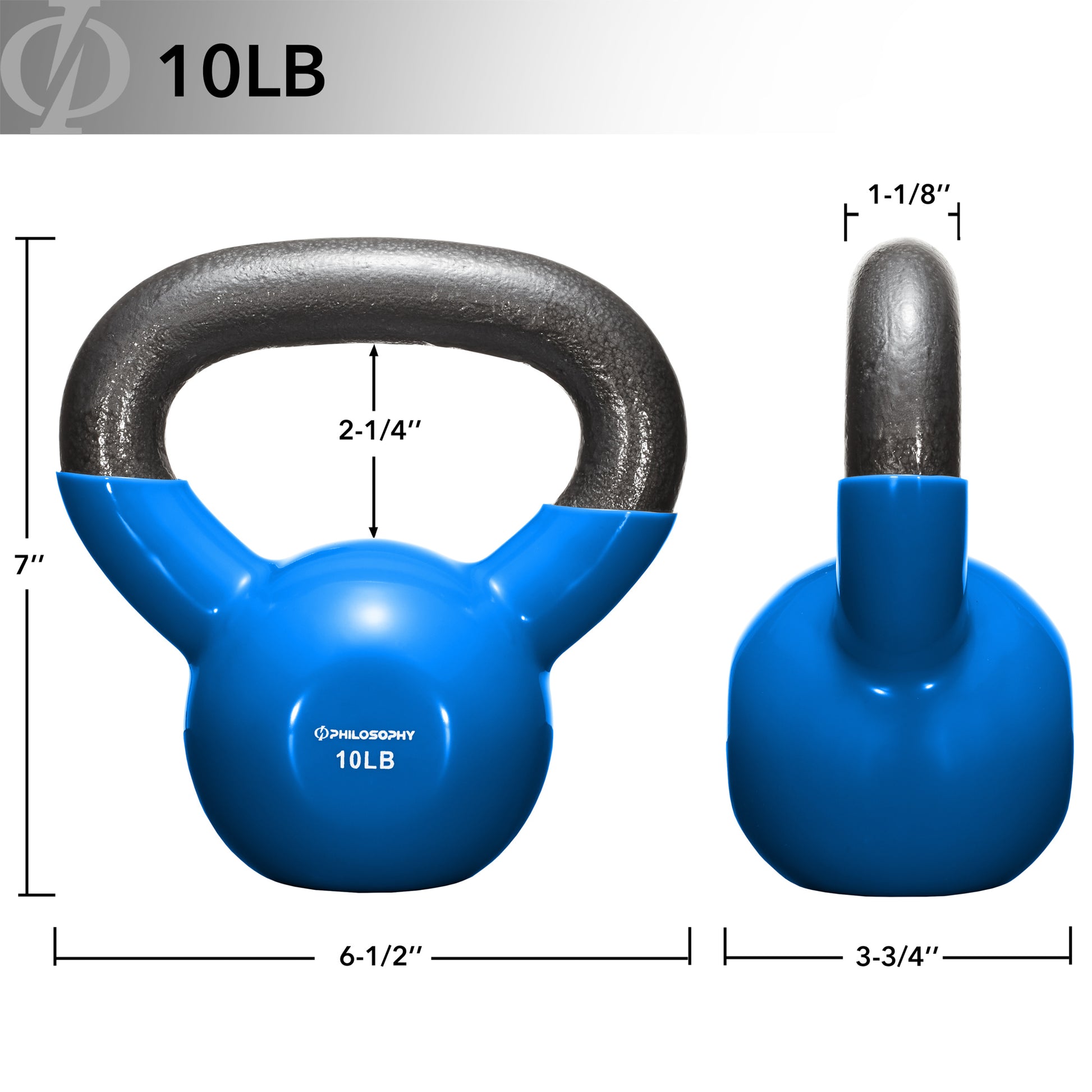 Versatile Vinyl Coated Cast Iron Kettlebells - 5 to 50 Pounds for Ultimate Strength Training