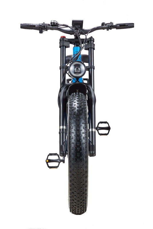 Powerful 3000W Electric Mountain Bike for Adults - 100 Miles Range, 48V 25Ah Battery, All-Terrain 24" Fat Tires