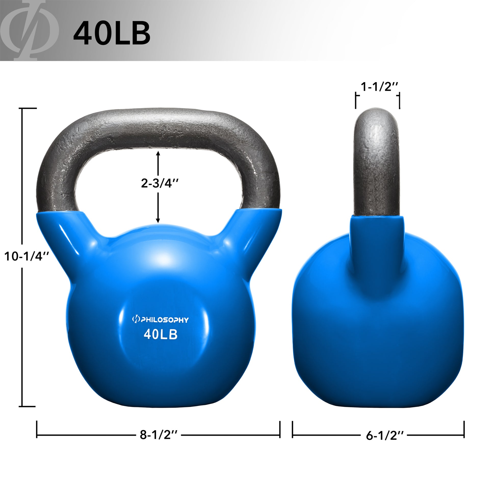 Versatile Vinyl Coated Cast Iron Kettlebells - 5 to 50 Pounds for Ultimate Strength Training